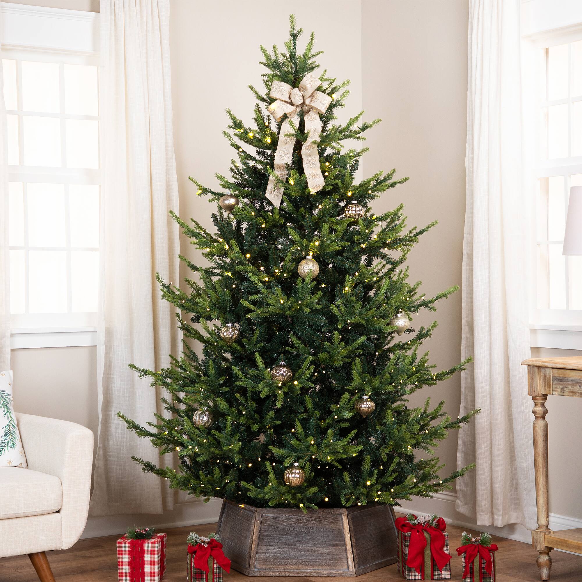 12'ft. Real Touch™ Elite Pre-Lit Glenmora Pine IPT Artificial Christmas Tree